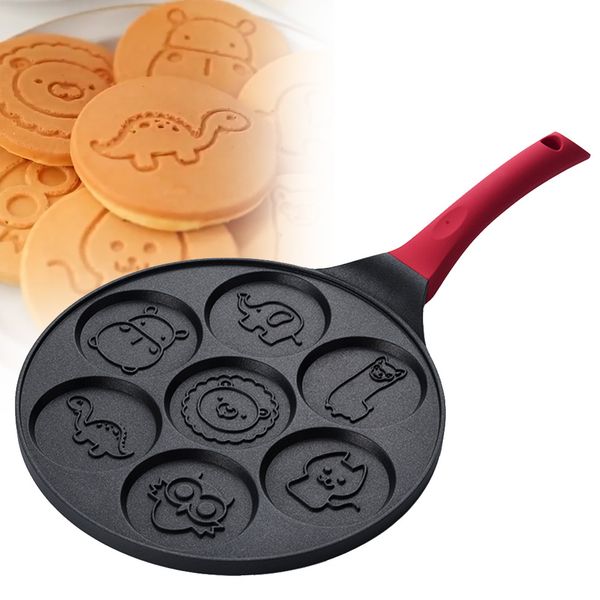 ergonomic design breakfast maker easy clean 7 holes pancake pan animal mold frying mini portable flat base cartoon non stick
ergonomic design breakfast maker easy clean 7 holes pancake pan animal mold frying mini portable flat base cartoon non stick