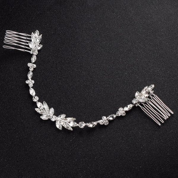 slbridal handmade wired rhinestone crystal flexible wedding headband hair comb bridal hair accessories bridesmaids women jewelry, Golden;white
slbridal handmade wired rhinestone crystal flexible wedding headband hair comb bridal hair accessories bridesmaids women jewelry, Golden;white