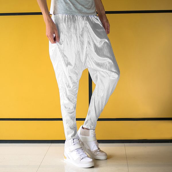 bling harem pants men 2018 new mens long trousers hip hop pants loose pantalones homme joggers men silver color, Black
bling harem pants men 2018 new mens long trousers hip hop pants loose pantalones homme joggers men silver color, Black