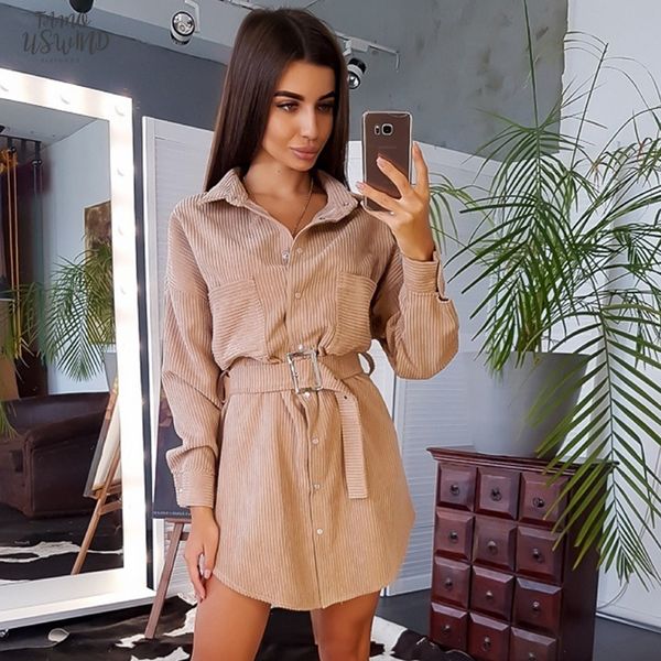 women vintage front button sashes a line party dress turn down collar solid casual dress 2020 winter lapel neck fashion dress, Black;gray
women vintage front button sashes a line party dress turn down collar solid casual dress 2020 winter lapel neck fashion dress, Black;gray