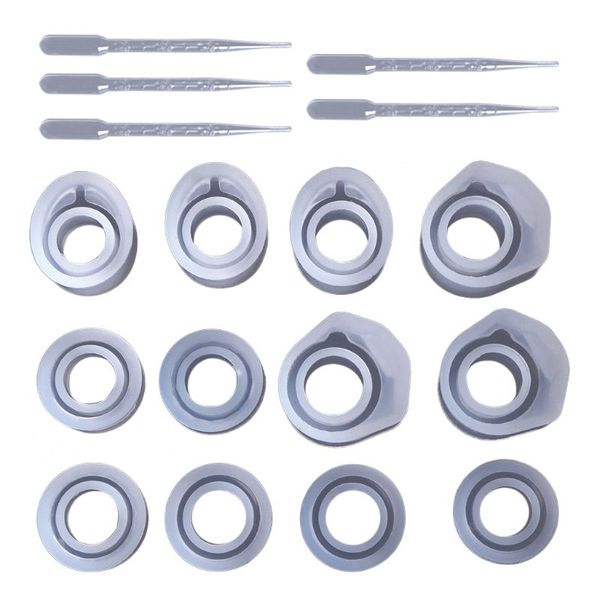 ewelry & Accessories 1 Set Epoxy Resin Kit Silicone Mold Ring Molds 3 Sizes Dropper DIY Jewelry Rings 16/16.6/17mm Handmade Gifts Accesso...
ewelry & Accessories 1 Set Epoxy Resin Kit Silicone Mold Ring Molds 3 Sizes Dropper DIY Jewelry Rings 16/16.6/17mm Handmade Gifts Accesso...