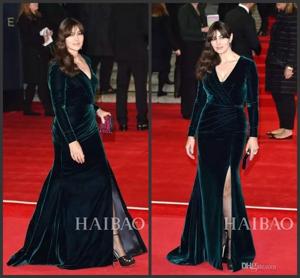 monica bellucci 2019 изящные v-образным вырезом с длинными рукавами вечерние платья выпускного вечера оболочка с разрезом сексуальная осень, Black;red
monica bellucci 2019 изящные v-образным вырезом с длинными рукавами вечерние платья выпускного вечера оболочка с разрезом сексуальная осень, Black;red