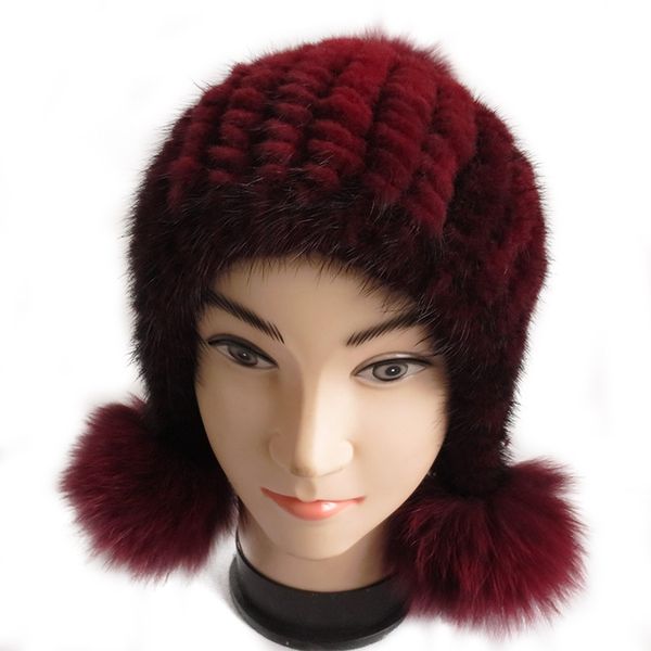 handmade russian women real knitted bomber hats fur pom poms winter lady caps fashion headgear lf6002, Blue;gray
handmade russian women real knitted bomber hats fur pom poms winter lady caps fashion headgear lf6002, Blue;gray