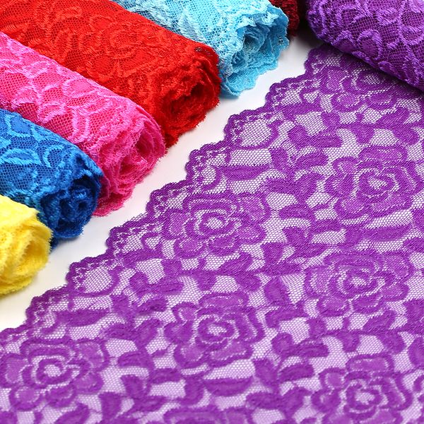 wide 17cm colored lace dress skirt trim decoration fabric black screen handmade diy clothing accessories, Black;white
wide 17cm colored lace dress skirt trim decoration fabric black screen handmade diy clothing accessories, Black;white