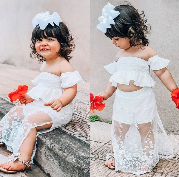 summer cute toddler kid baby girl 2pcs clothes set white lace off shoulder crop +long skirt with liner outfits clothes set
summer cute toddler kid baby girl 2pcs clothes set white lace off shoulder crop +long skirt with liner outfits clothes set