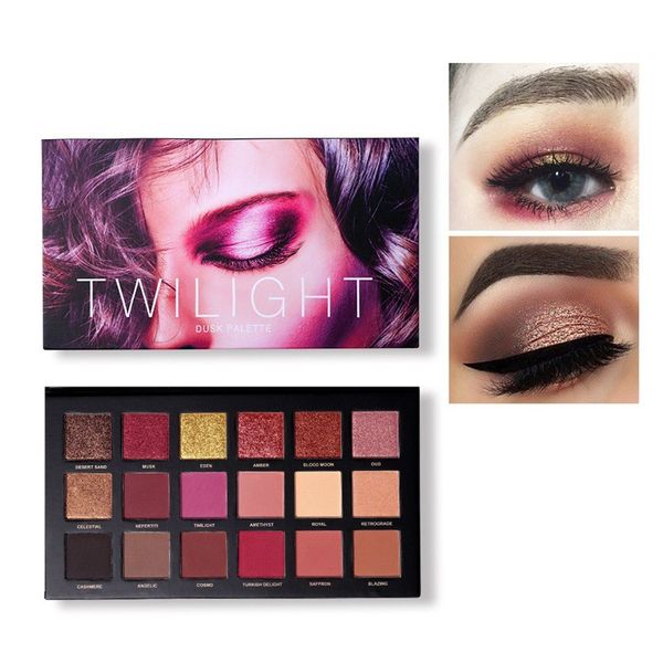 Matte Shimmer Pigmented Pressed Glitter Eyes Shadow Fashion Eyeshadow Makeup Palette Natural Long Lasting Cosmetic