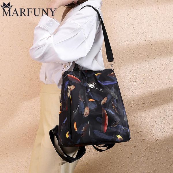 marfuny oxford anti theft mutifunction women backpack feather printing girls school bag sport travel shoulder bag mochila muler
marfuny oxford anti theft mutifunction women backpack feather printing girls school bag sport travel shoulder bag mochila muler