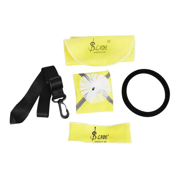 1 set alto tenor soprano saxophone care kit, cleaning cloth swabs mouthpiece mute ring for saxophonist students music lovers
1 set alto tenor soprano saxophone care kit, cleaning cloth swabs mouthpiece mute ring for saxophonist students music lovers