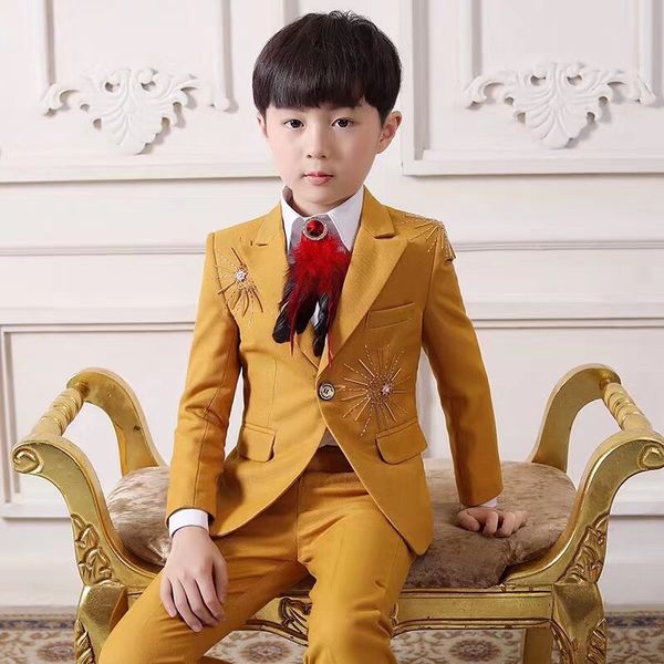 новый стиль зубчатый отворот boy костюмы одна кнопка свадебные костюмы детские праздники смокинги мальчиков курение пиджак (куртка + тяжелое, Black
новый стиль зубчатый отворот boy костюмы одна кнопка свадебные костюмы детские праздники смокинги мальчиков курение пиджак (куртка + тяжелое, Black