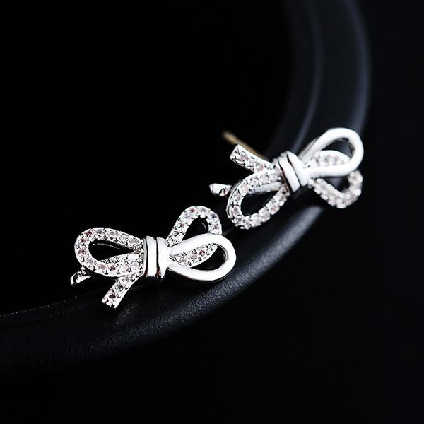 cute female bowknot zircon stud earrings fashion silver gold color wedding party earrings double for women, Golden;silver
cute female bowknot zircon stud earrings fashion silver gold color wedding party earrings double for women, Golden;silver