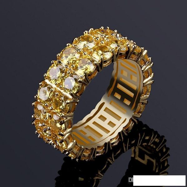 mens hip hop iced out rings jewelry new fashion gold wedding ring yellow simulation diamond ring, Silver
mens hip hop iced out rings jewelry new fashion gold wedding ring yellow simulation diamond ring, Silver