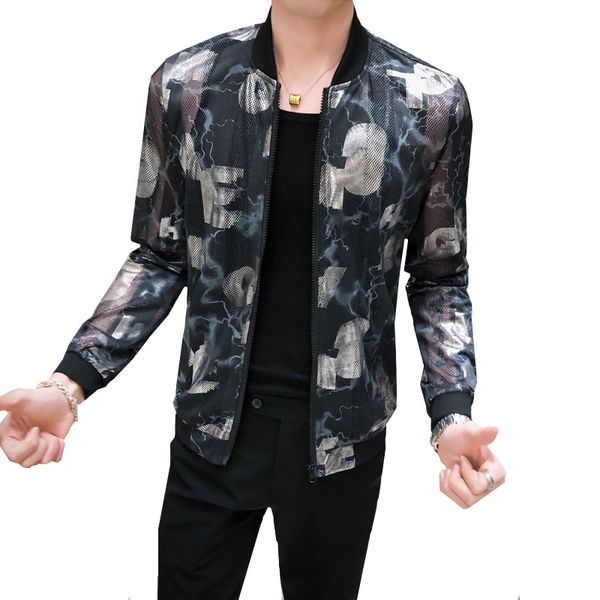 2020 summer jacket see through sexymen stage cloth for men party nightclub designer hip hop coats flower print jacket m-5xl, Black;brown
2020 summer jacket see through sexymen stage cloth for men party nightclub designer hip hop coats flower print jacket m-5xl, Black;brown