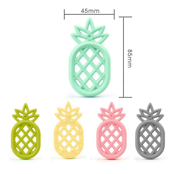 child diy pacifier pineapple silicone teether bite resistance baby teething toys safety molar
child diy pacifier pineapple silicone teether bite resistance baby teething toys safety molar