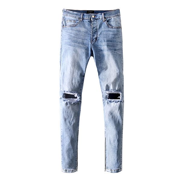 2020mens solid color distressed biker cool jeans fashion slim ripped washed pencil pants mens jeans male high street jeans 07, Gray
2020mens solid color distressed biker cool jeans fashion slim ripped washed pencil pants mens jeans male high street jeans 07, Gray