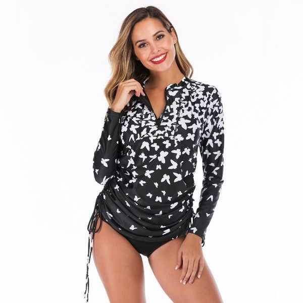 women rash guards split swimsuit swimwear beachwear dress tankini summer two pieces bathing suit print long sleeve surfing suit
women rash guards split swimsuit swimwear beachwear dress tankini summer two pieces bathing suit print long sleeve surfing suit
