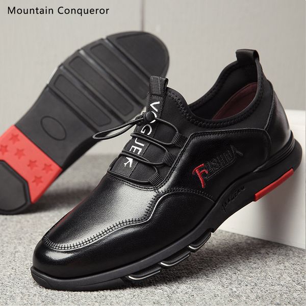 mountain conqueror men shoes genuine leather men casual shoes fashion breathable classic sneakers fashion flats, Black
mountain conqueror men shoes genuine leather men casual shoes fashion breathable classic sneakers fashion flats, Black