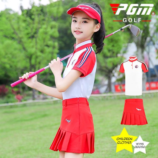 pgm girls quick-dry golf skirts set short sleeve shirt pleated skirt girls comfortable soft golf tennis clothing d0787, Black;blue
pgm girls quick-dry golf skirts set short sleeve shirt pleated skirt girls comfortable soft golf tennis clothing d0787, Black;blue