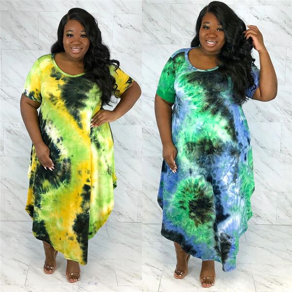plus size tie dyed dresses fashion short sleeve asymmetrical party club dresses crew neck loose dress, Black;gray
plus size tie dyed dresses fashion short sleeve asymmetrical party club dresses crew neck loose dress, Black;gray