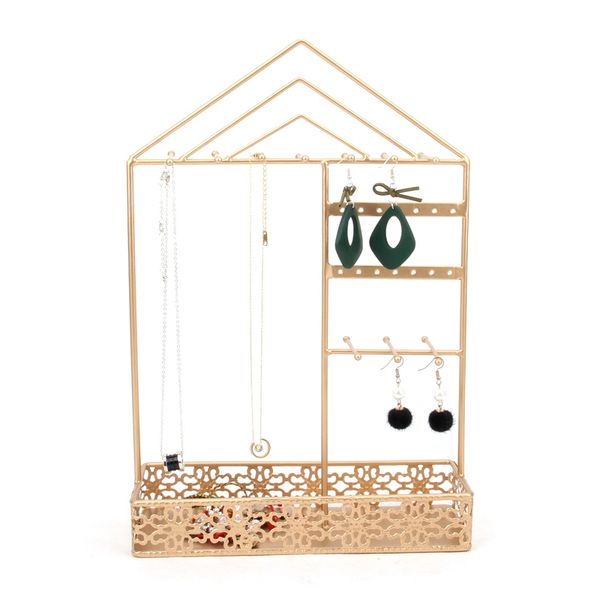 wrought iron jewelry display rack nordic metal dressing deskmulti-function hanging necklace earrings storage rack, Pink;blue
wrought iron jewelry display rack nordic metal dressing deskmulti-function hanging necklace earrings storage rack, Pink;blue