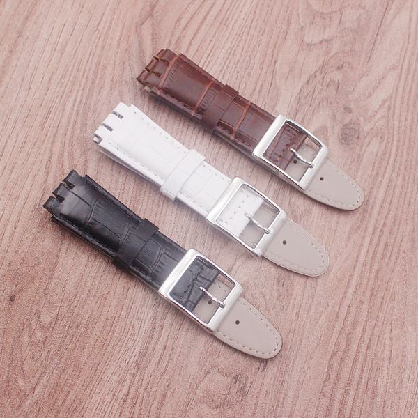 watch accessories black brown white 17mm 19mm waterproof leather strap strap for crocodile belt men's women's watch
watch accessories black brown white 17mm 19mm waterproof leather strap strap for crocodile belt men's women's watch