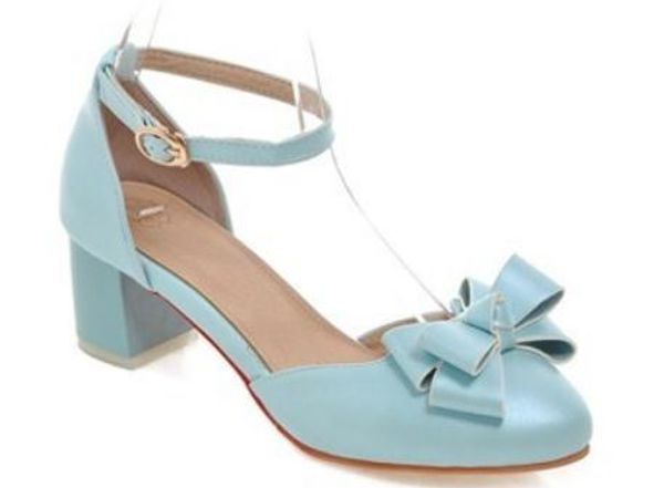 2019 women's sandals in summer with new style high heel coarse heel round head bowknot@57, Black
2019 women's sandals in summer with new style high heel coarse heel round head bowknot@57, Black