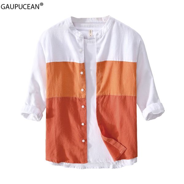 men's casual shirts 100% linen cool breathable anti-static anti-radiation quality fashion man shirt summer male patchwork three quarter, White;black
men's casual shirts 100% linen cool breathable anti-static anti-radiation quality fashion man shirt summer male patchwork three quarter, White;black
