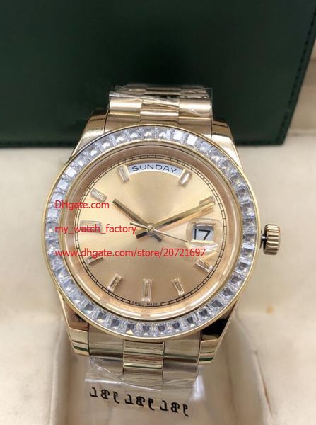 5 style factory supplier sapphire wristwatches asia 2813 automatic movement 116334 41mm yellow gold diamond bezel mens men's watch watc, Slivery;brown
5 style factory supplier sapphire wristwatches asia 2813 automatic movement 116334 41mm yellow gold diamond bezel mens men's watch watc, Slivery;brown