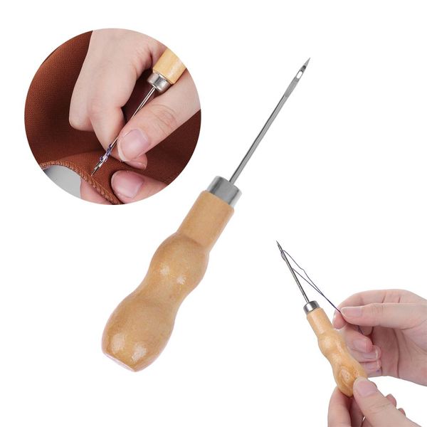 1/2pcs canvas leather sewing shoes wood handle tool awl hand stitching taper leathercraft needle tool kit craft sewing supplies uwdjc, Black
1/2pcs canvas leather sewing shoes wood handle tool awl hand stitching taper leathercraft needle tool kit craft sewing supplies uwdjc, Black