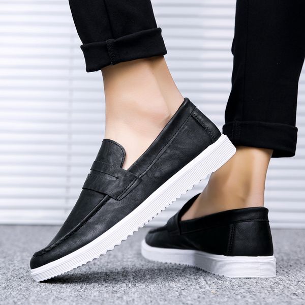 pvc casual shoes low cut male fashion shoes 50% slip-on men winklepickers ulzzang summer pu footwear chic faux leather loafers, Black
pvc casual shoes low cut male fashion shoes 50% slip-on men winklepickers ulzzang summer pu footwear chic faux leather loafers, Black
