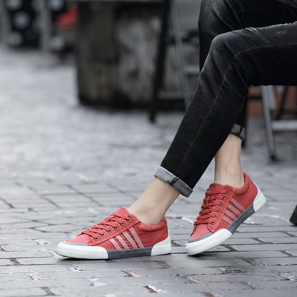 rommedal men's canvas shoes new fashion outdoor walk driving male casual shoes lace up no-leather flats student young footwear, Black
rommedal men's canvas shoes new fashion outdoor walk driving male casual shoes lace up no-leather flats student young footwear, Black