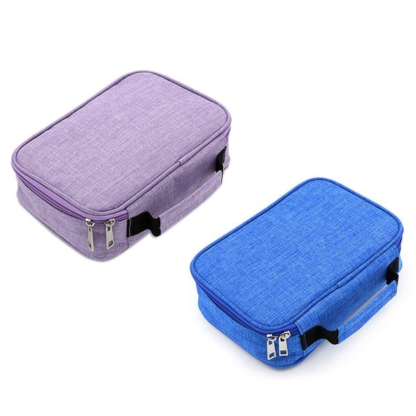2pcs 72 holder pen colored pencil case school multi-functional high capacity zipper pencil bag for student art supplies - purple
2pcs 72 holder pen colored pencil case school multi-functional high capacity zipper pencil bag for student art supplies - purple