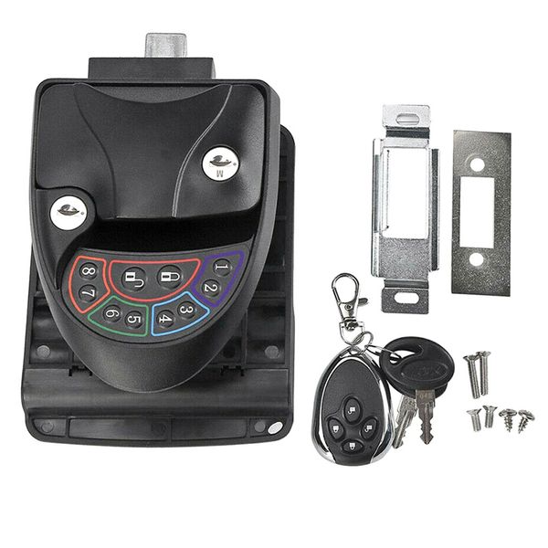 keyless entry camping motorhome latch handle knob caravan password metal deadbolt remote control with 2 keys rv door lock keypad
keyless entry camping motorhome latch handle knob caravan password metal deadbolt remote control with 2 keys rv door lock keypad