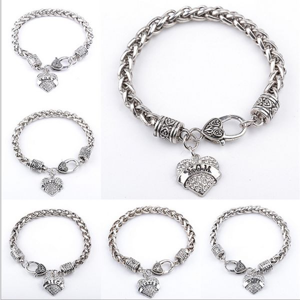 new arrival vintage engraved mom/ niece /teacher /sister /big sis/ nana letter full rhinestones heart pendant bracelets gift, Silver
new arrival vintage engraved mom/ niece /teacher /sister /big sis/ nana letter full rhinestones heart pendant bracelets gift, Silver