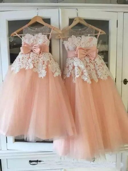 2019 Vintage Sheer A-Line Lace Flower Girls Dresses Tulle Skirt Formal Kids Party Wear Custom Beautiful Birthday Wear
2019 Vintage Sheer A-Line Lace Flower Girls Dresses Tulle Skirt Formal Kids Party Wear Custom Beautiful Birthday Wear