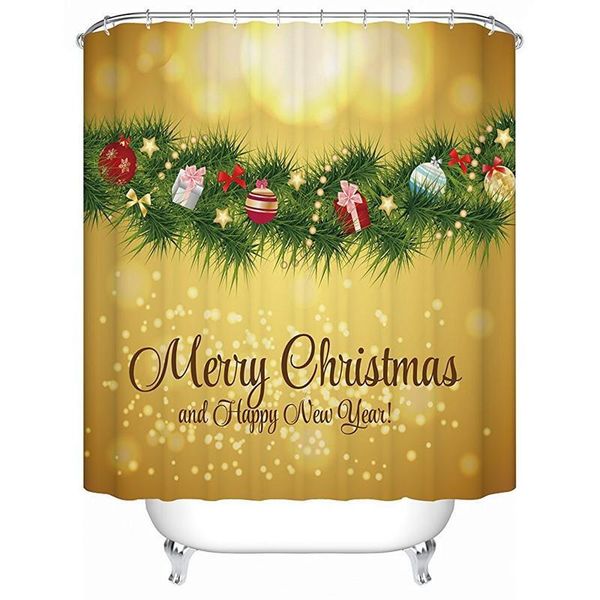 1pcs180*180cm christmas shower curtains mouldproof waterproof bath 3d curtain for the bathroom cortina de bano with 12 hook
1pcs180*180cm christmas shower curtains mouldproof waterproof bath 3d curtain for the bathroom cortina de bano with 12 hook