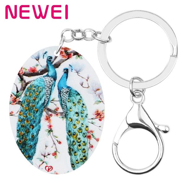 newei acrylic oval peafowl peacock keychains long bird animal keyring jewelry for women girls kids fashion gifts bag accessories, Silver
newei acrylic oval peafowl peacock keychains long bird animal keyring jewelry for women girls kids fashion gifts bag accessories, Silver
