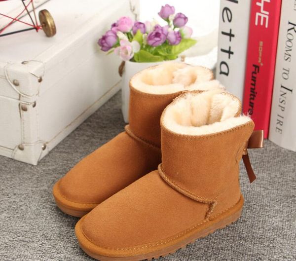 en's snow boots fashion bow leather boots boys and girls winter warm snow boots 5062 size 20-35, Black
en's snow boots fashion bow leather boots boys and girls winter warm snow boots 5062 size 20-35, Black