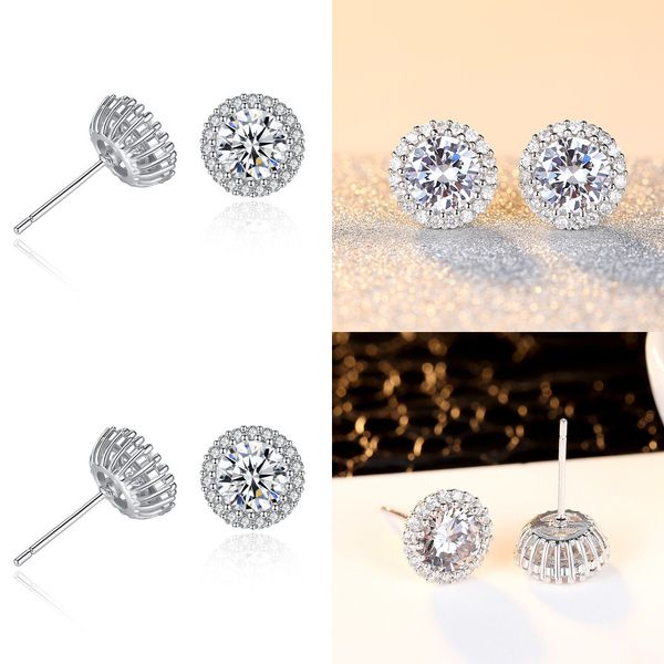 round ear nail personality zircon ear nail earings orecchini da uomo heart earrings ladies designer earrings crystal, Silver
round ear nail personality zircon ear nail earings orecchini da uomo heart earrings ladies designer earrings crystal, Silver