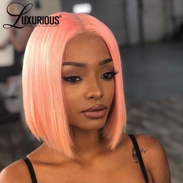 pink straight short bob wig lace front human hair wigs peruvian virgin hair wigs for women blunt cut bob wig bleached knots, Black;brown
pink straight short bob wig lace front human hair wigs peruvian virgin hair wigs for women blunt cut bob wig bleached knots, Black;brown