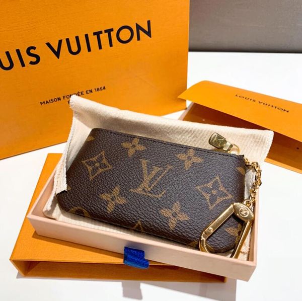 key pouch pochette cles designer fashion womens mens key ring credit card holder coin purse luxury mini wallet bag charm brown canvas, Red;blue
key pouch pochette cles designer fashion womens mens key ring credit card holder coin purse luxury mini wallet bag charm brown canvas, Red;blue