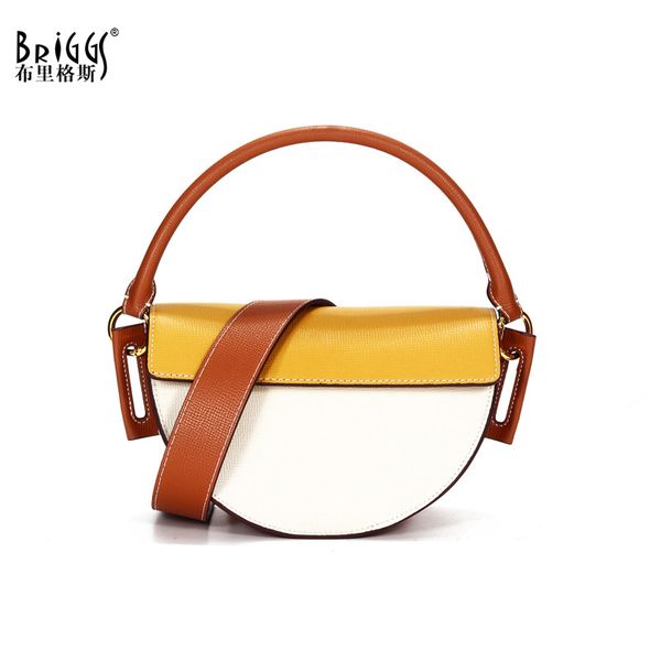 briggs genuine leather fashion women tote bag small saddle daily casual shoulder messenger bags brown white handbag
briggs genuine leather fashion women tote bag small saddle daily casual shoulder messenger bags brown white handbag