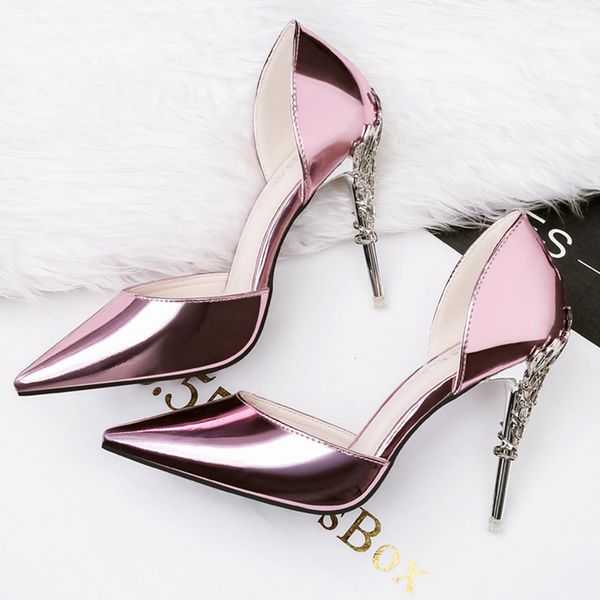 2020 summer women 10cm high heels stiletto sandals lady satin pumps fetish silk buckle elegant scarpins green glossy shoes, Black
2020 summer women 10cm high heels stiletto sandals lady satin pumps fetish silk buckle elegant scarpins green glossy shoes, Black