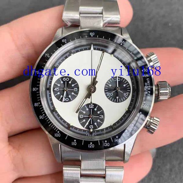 men's 39mm vintage cosmograph paul newman 6263 chronograph st19 7750 movement mechanical hand-winding mens watches, Slivery;brown
men's 39mm vintage cosmograph paul newman 6263 chronograph st19 7750 movement mechanical hand-winding mens watches, Slivery;brown