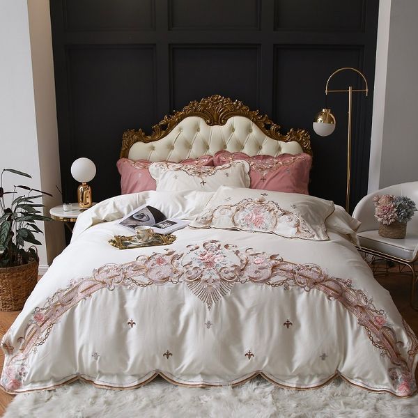 white pink red 100s egyptian cotton flowers embroidery european palace bedding set duvet cover bed sheet/linen pillowcase
white pink red 100s egyptian cotton flowers embroidery european palace bedding set duvet cover bed sheet/linen pillowcase