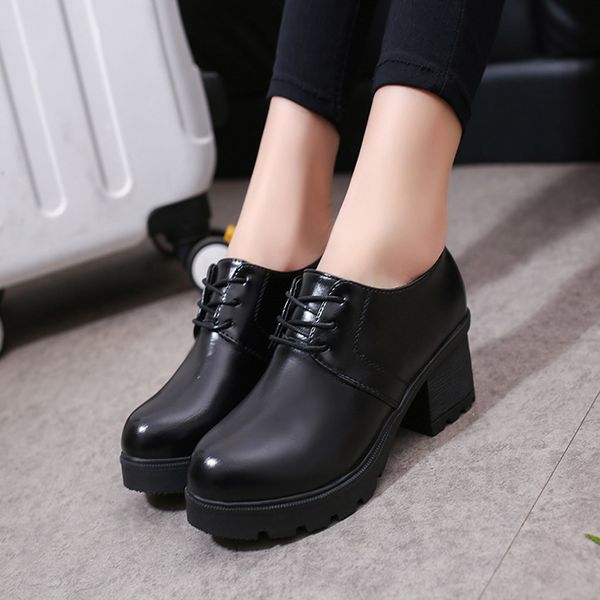 ankle boots for women autumn winter punk high heel boots gothic shoes black pu leather square heel bota zapatos de mujer #0829
ankle boots for women autumn winter punk high heel boots gothic shoes black pu leather square heel bota zapatos de mujer #0829