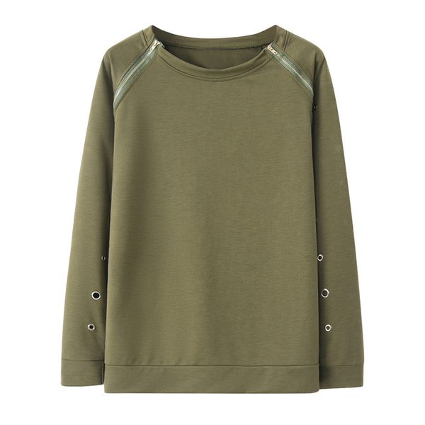 vogue women's solid color round neck long sleeve casual shirt sweatshirt o collar sweatshirts feminine oversize nice, Black
vogue women's solid color round neck long sleeve casual shirt sweatshirt o collar sweatshirts feminine oversize nice, Black