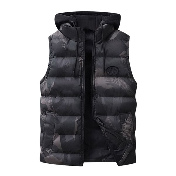 plus size mens work vests windbreaker jacket without sleeves outdoors hooded male travel vest camouflage waistcoat for men, Black;white
plus size mens work vests windbreaker jacket without sleeves outdoors hooded male travel vest camouflage waistcoat for men, Black;white