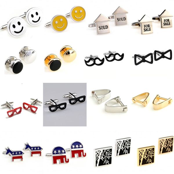 16 styles fashion man's cufflink cuff link 1 pair biggest promotion, Silver;golden
16 styles fashion man's cufflink cuff link 1 pair biggest promotion, Silver;golden