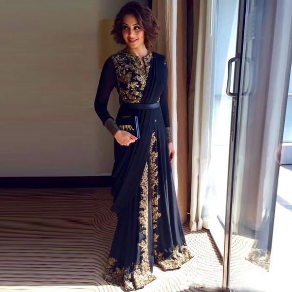 new dubai kaftan long sleeve muslim prom evening dresses vestidos chiffon with gold lace robe de soiree evening gowns, Black;red
new dubai kaftan long sleeve muslim prom evening dresses vestidos chiffon with gold lace robe de soiree evening gowns, Black;red