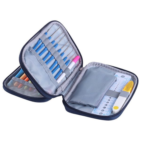 17pcs/ set aluminum crochet hooks sewing tools with storage case soft rubber handle yarn weave knitting needles crochet kit
17pcs/ set aluminum crochet hooks sewing tools with storage case soft rubber handle yarn weave knitting needles crochet kit